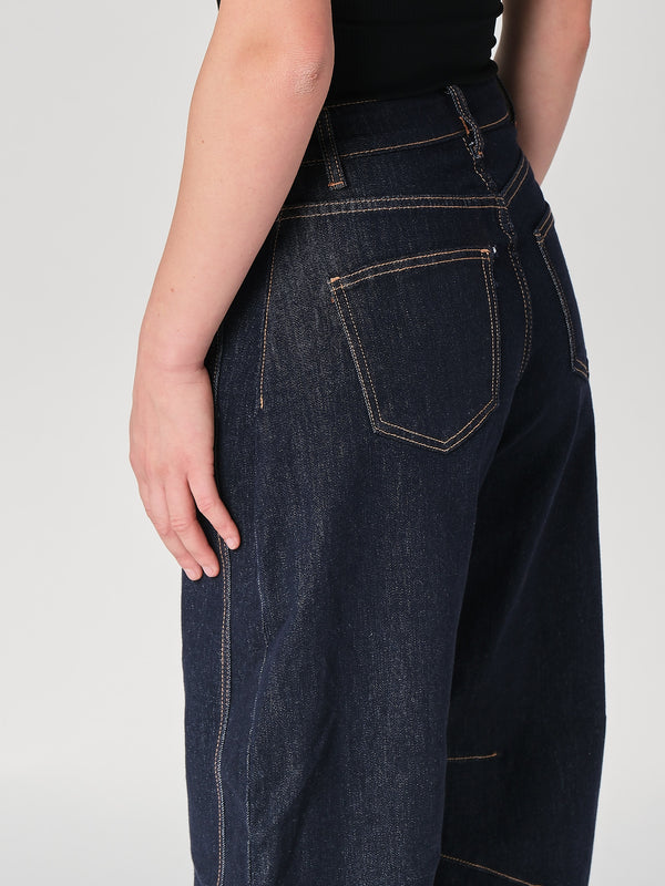 Jeans gamba larga