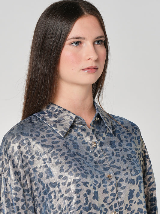 Camicia stampa animalier