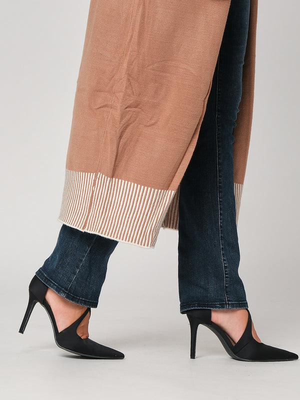 Cardigan lungo con tasche