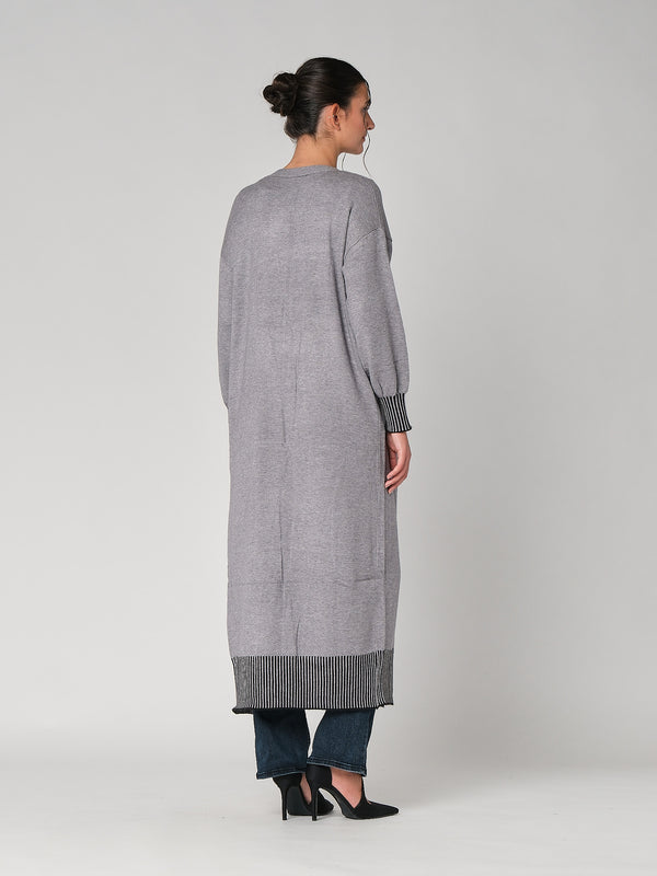Cardigan lungo con tasche