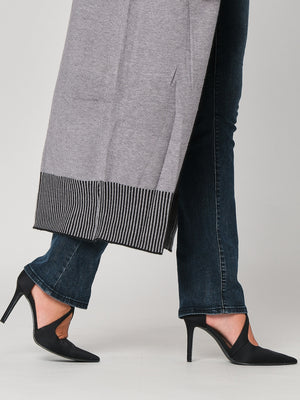Cardigan lungo con tasche