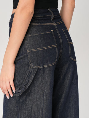 Jeans palazzo tasca laterale