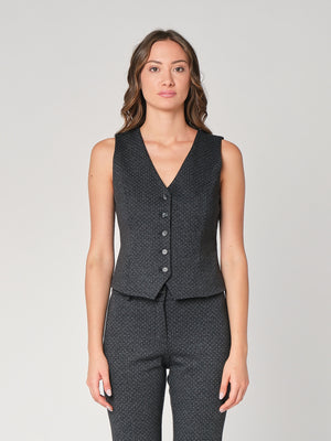 Gilet tess. punto roma