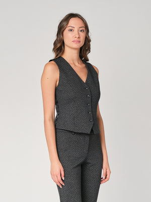Gilet tess. punto roma