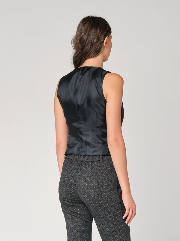 Gilet tess. punto roma