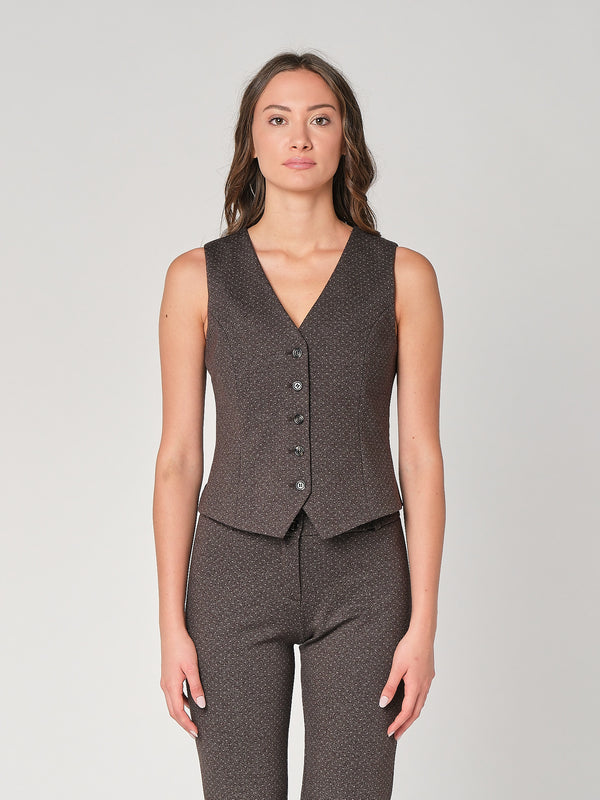 Gilet tess. punto roma