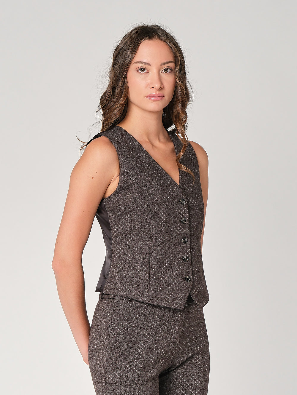 Gilet tess. punto roma