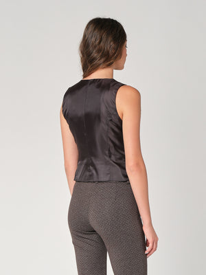 Gilet tess. punto roma