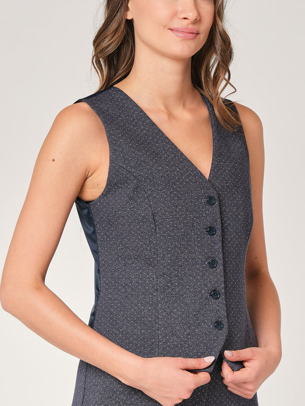 Gilet tess. punto roma