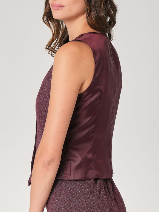 Gilet tess. punto roma