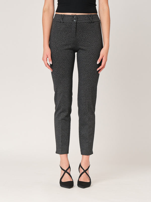 Pantalone tess. punto roma