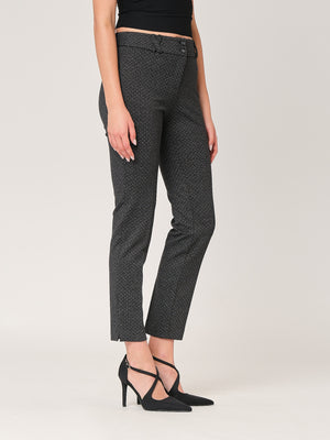 Pantalone tess. punto roma