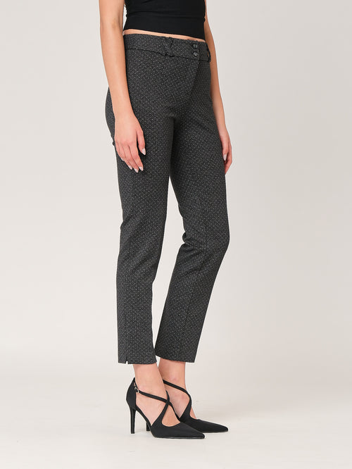 Pantalone tess. punto roma