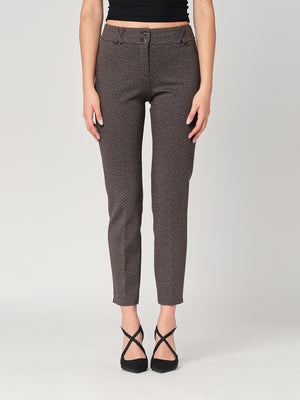 Pantalone tess. punto roma