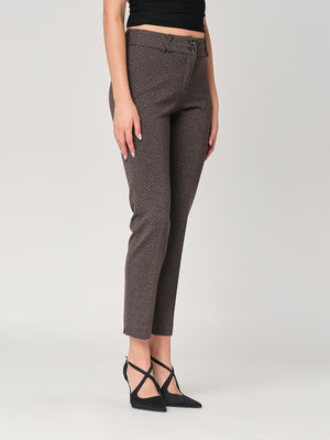 Pantalone tess. punto roma