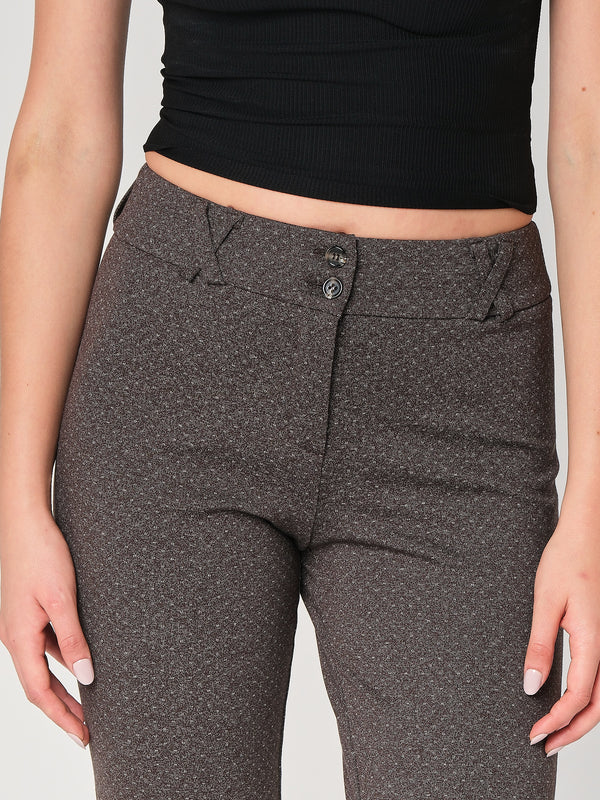 Pantalone tess. punto roma