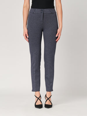 Pantalone tess. punto roma