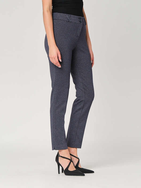 Pantalone tess. punto roma