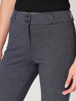 Pantalone tess. punto roma