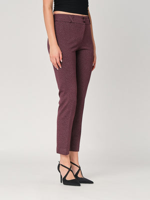 Pantalone tess. punto roma