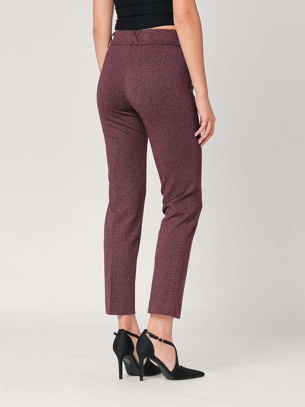 Pantalone tess. punto roma