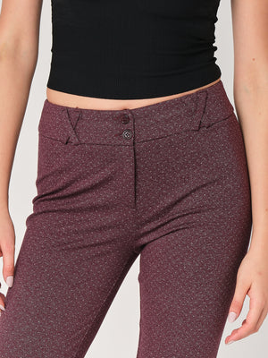Pantalone tess. punto roma