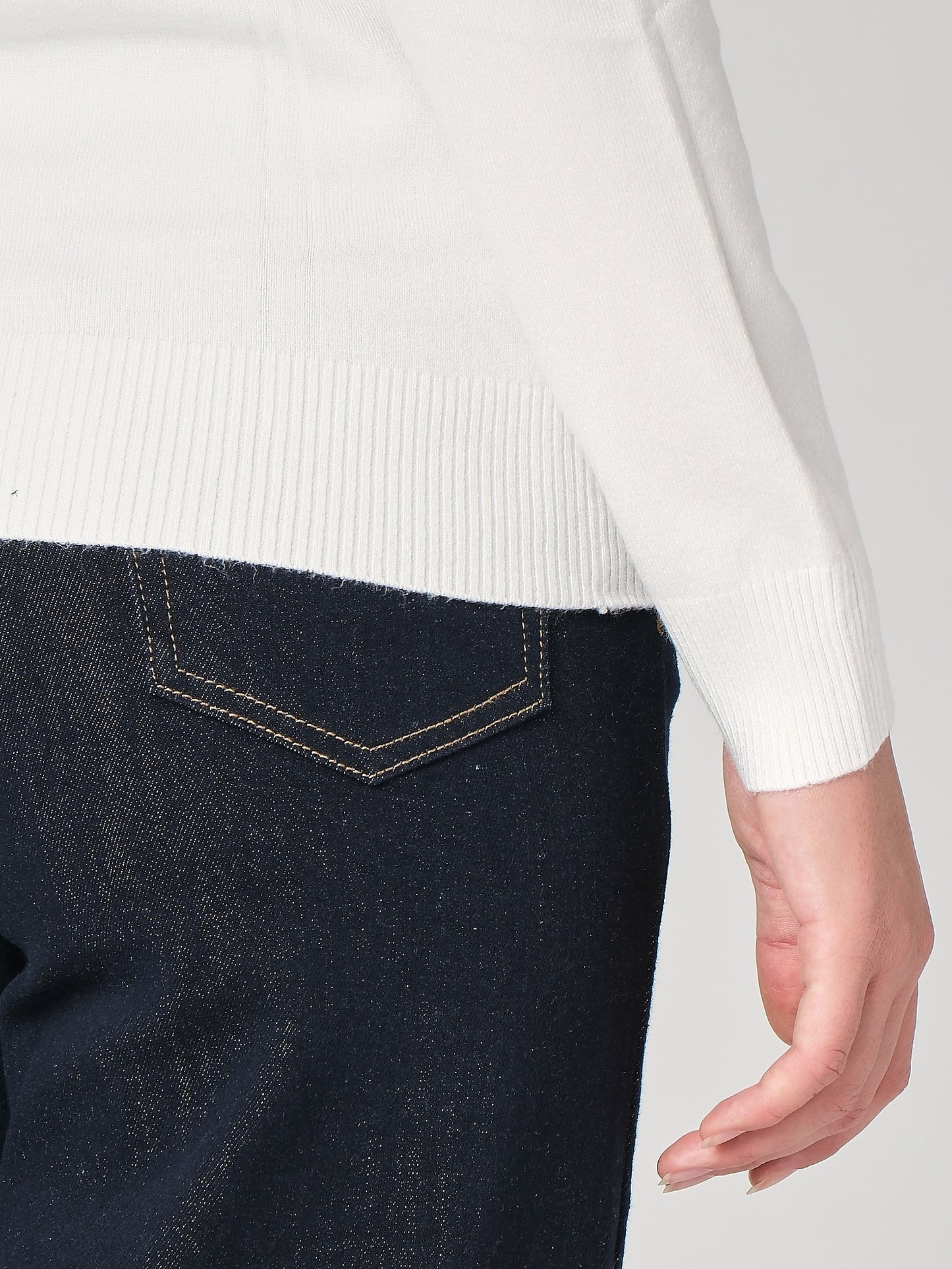 Pullover mit V-Ausschnitt