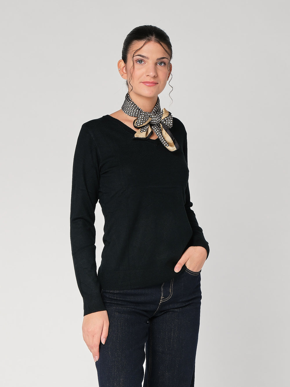 Maglia collo V