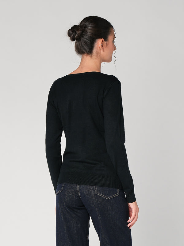 Maglia collo V