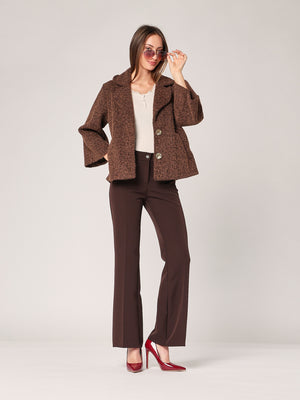 Maglia collo pizzo