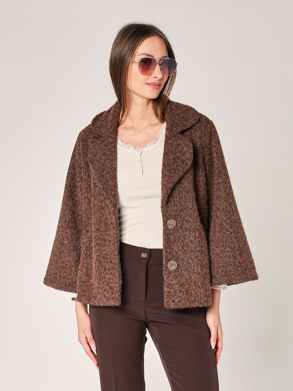 Maglia collo pizzo