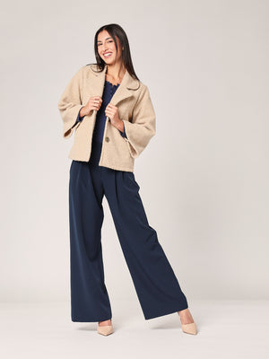 Maglia collo pizzo