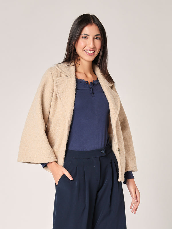 Maglia collo pizzo