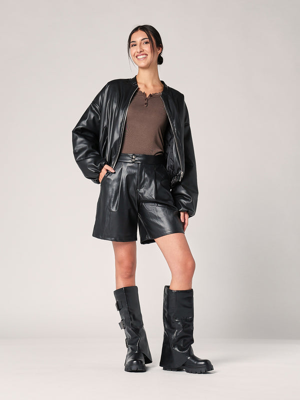 Maglia collo pizzo