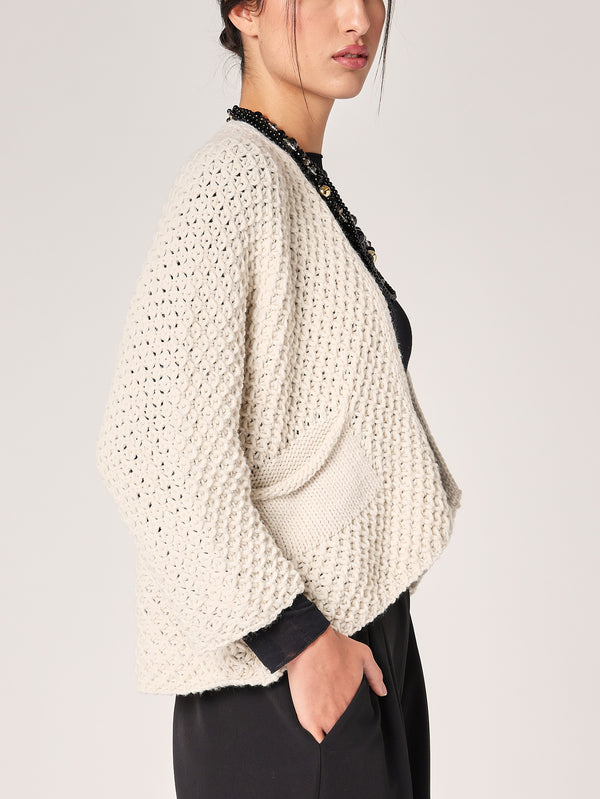 Cardigan con tasche