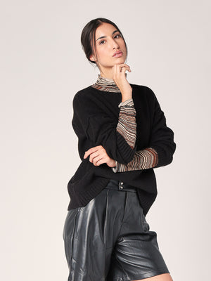 Maglia over in cashmere