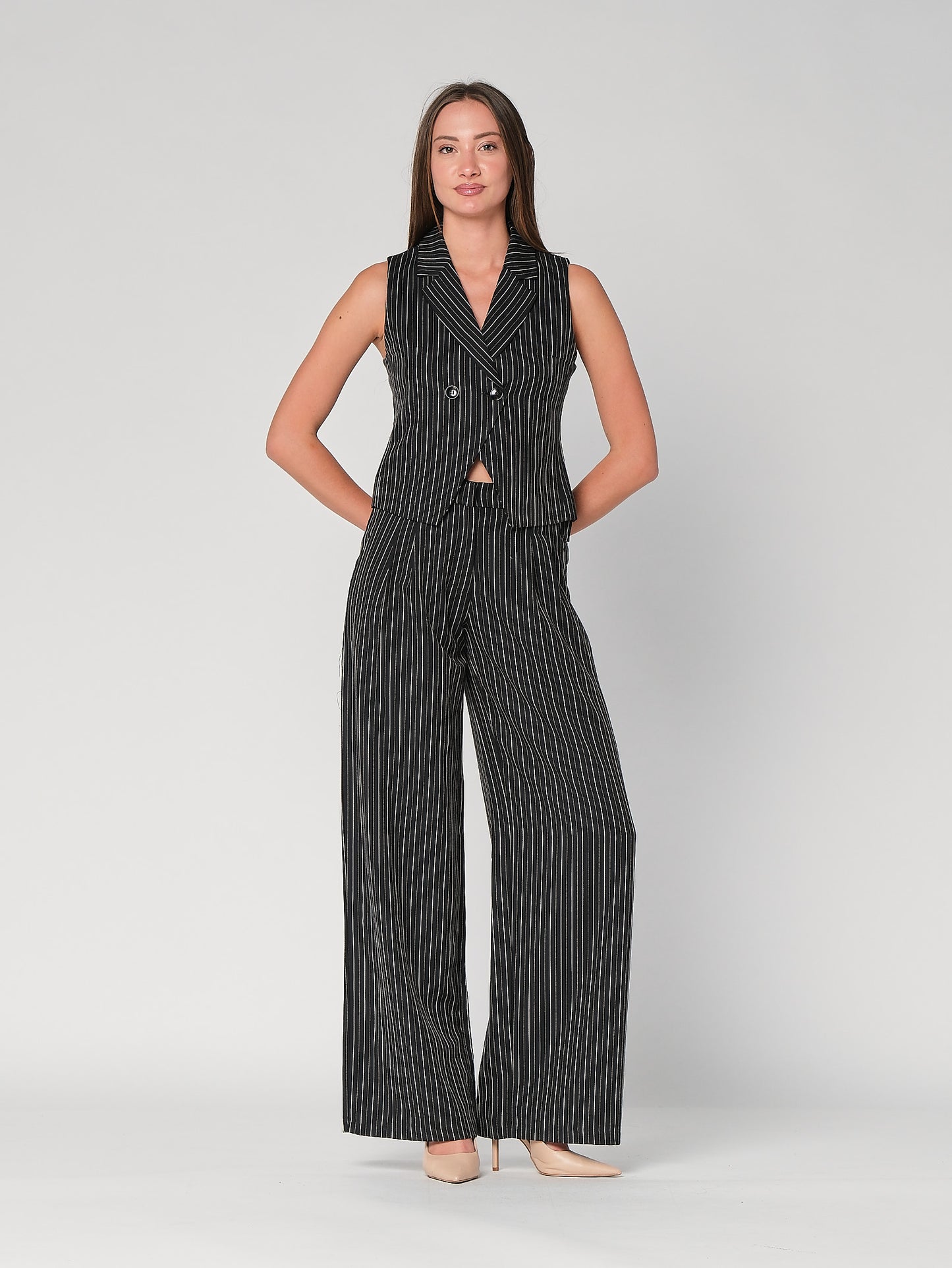 Gestreifte Hose
