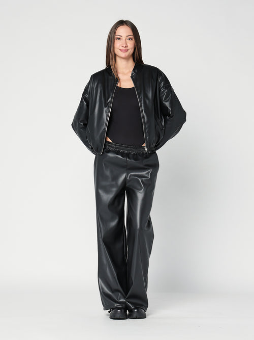 Pantalone ecopelle