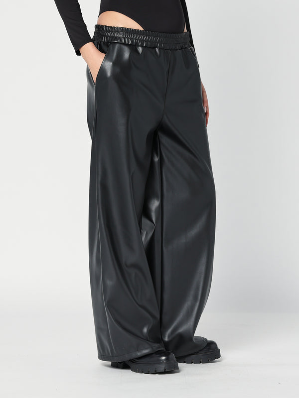Pantalone ecopelle