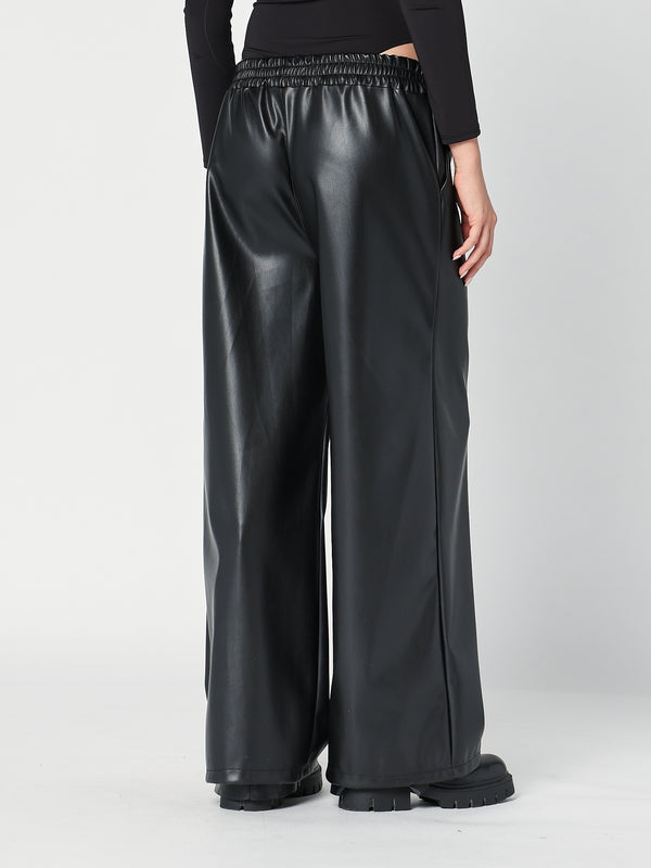 Pantalone ecopelle