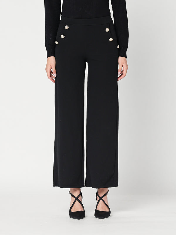 Pantalone con bottoni goiello