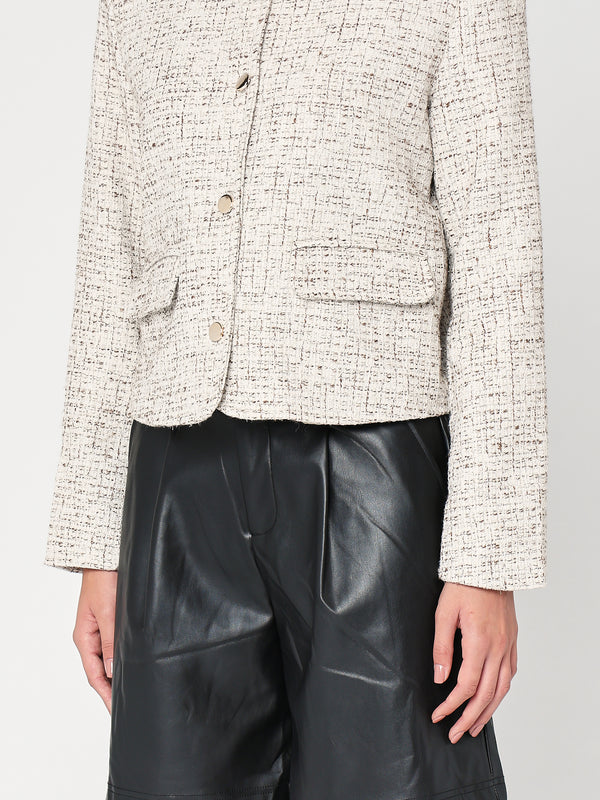 Giacca con lurex corta