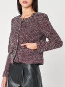 Giacca con lurex corta