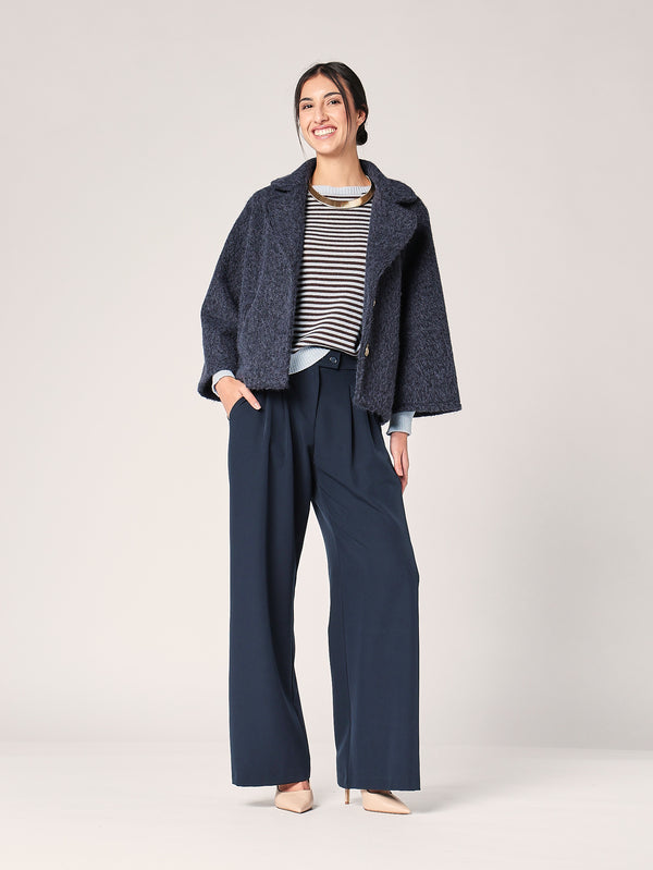 Maglia a righe in cashmere