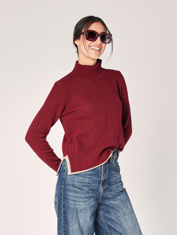 Kaschmir-Rollkragenpullover