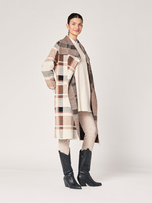 Cardigan a quadretti