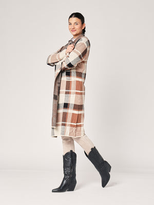 Cardigan a quadretti