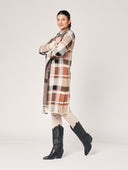 Cardigan a quadretti