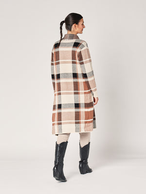 Cardigan a quadretti