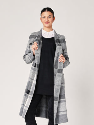 Cardigan a quadretti